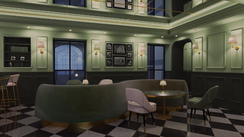 Hotel La Gemma Florence Extérieur photo The interior of the restaurant