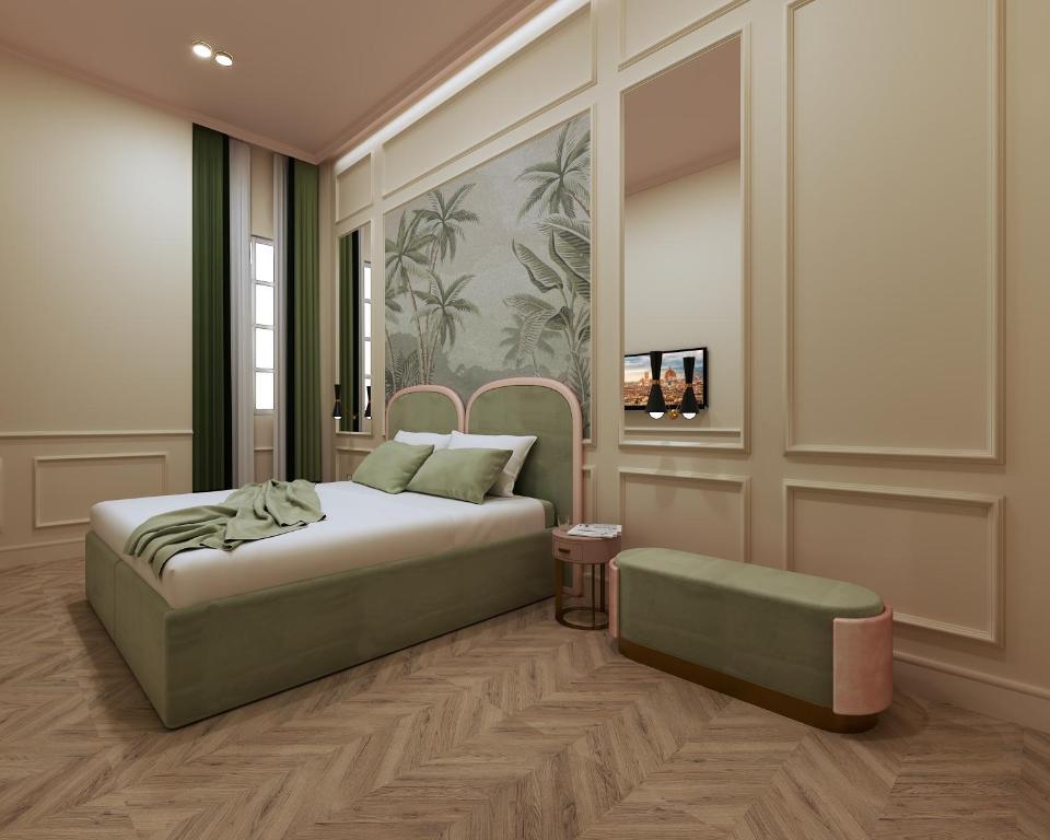 Hotel La Gemma Florence Extérieur photo 3D rendering of a bedroom